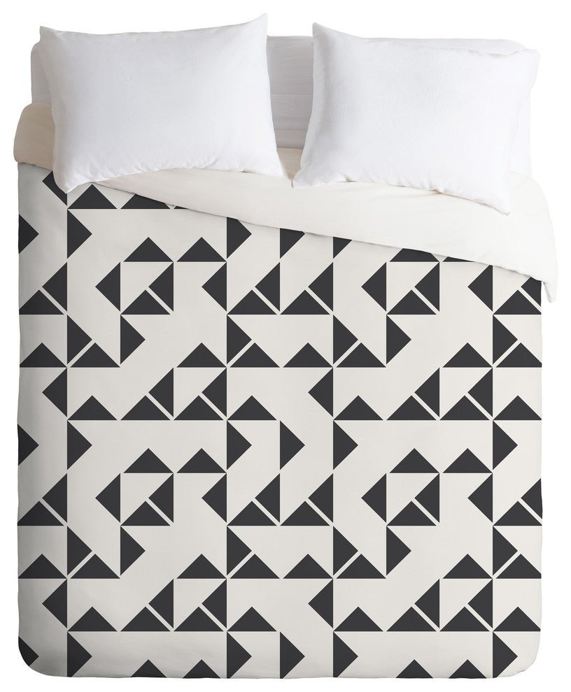 Holli Zollinger Pinwheels Duvet Cover Set, Queen