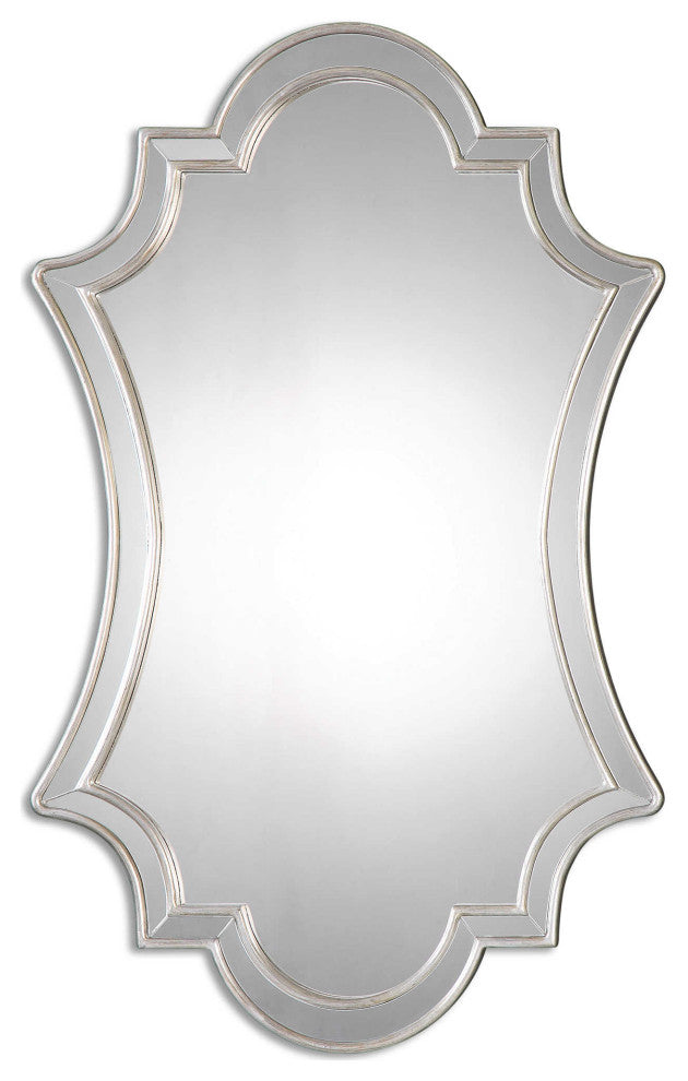 Curved Shaped Venetian Wall Mirror