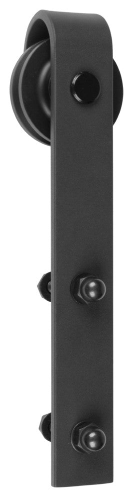 1000 Series Barn Door Hardware Kit, Black, 8'