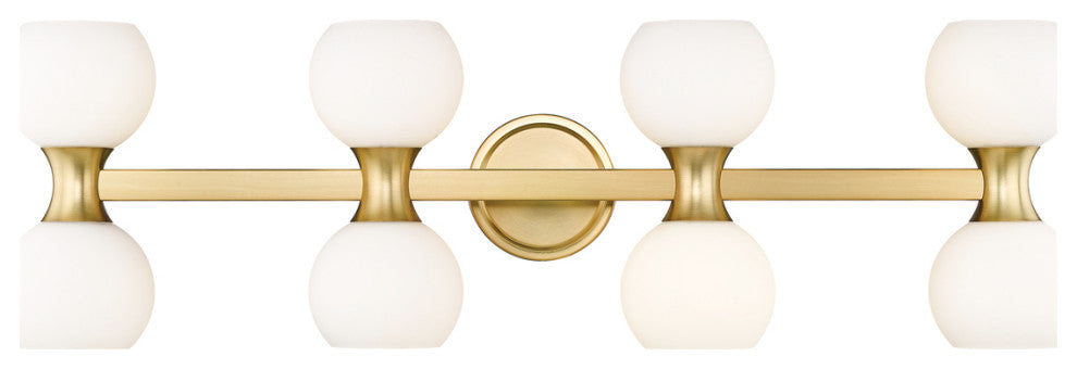 Z-LITE 8-Light Vanity, Modern Gold