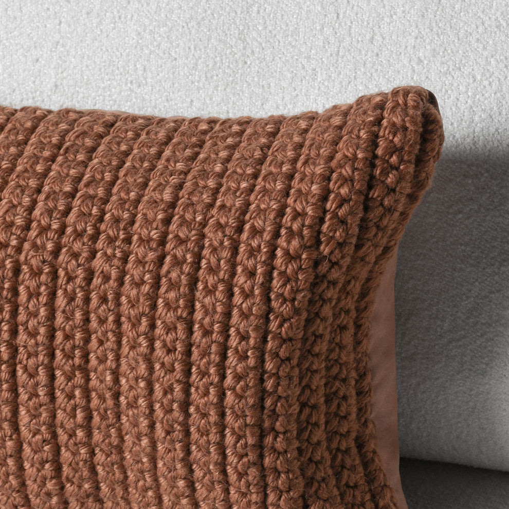 Prism Performance Outdoor Throw Pillow, Terracotta, 14x26