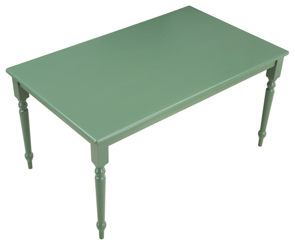 Carolina Rectangular Dining Table - Equestrian Green