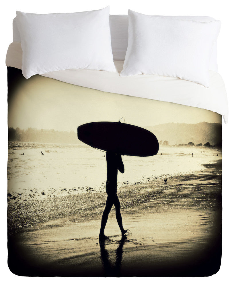 Deny Designs Shannon Clark Surfers Silhouette Duvet Cover - Lightweight
