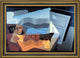 Juan Gris View across the Bay - 18" x 27" Framed Premium Canvas Print
