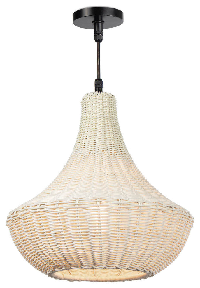 Vista Outdoor Chandelier, White
