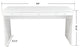 SlayStation Marie Vanity Table with Drawer, White