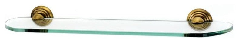 Alno 24" Glass Shelf with Brackets in Antique English Matte