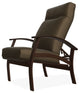 Belle Isle Cushion Outdoor Adjustable Back Chair, Wren/Kona