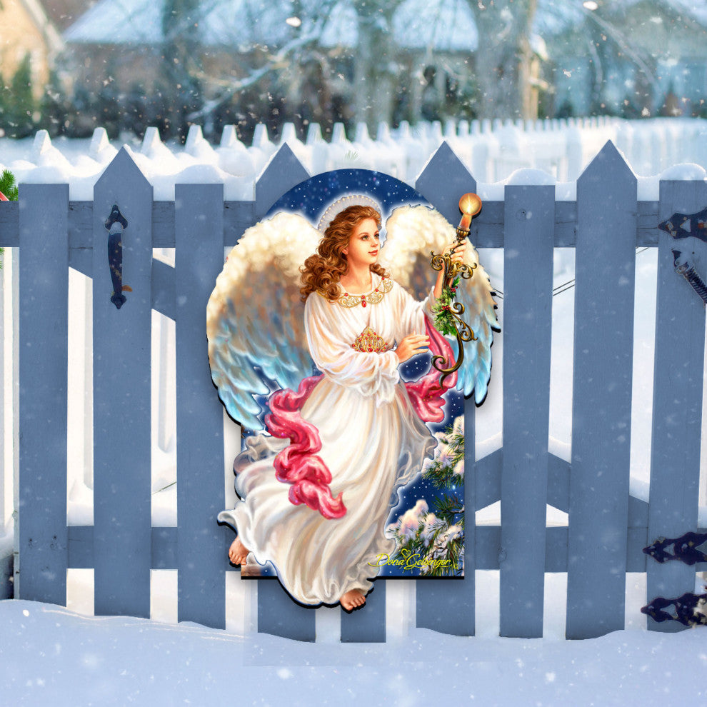 Angel of the Light Wall and Door Hanger by Dona Gelsinger