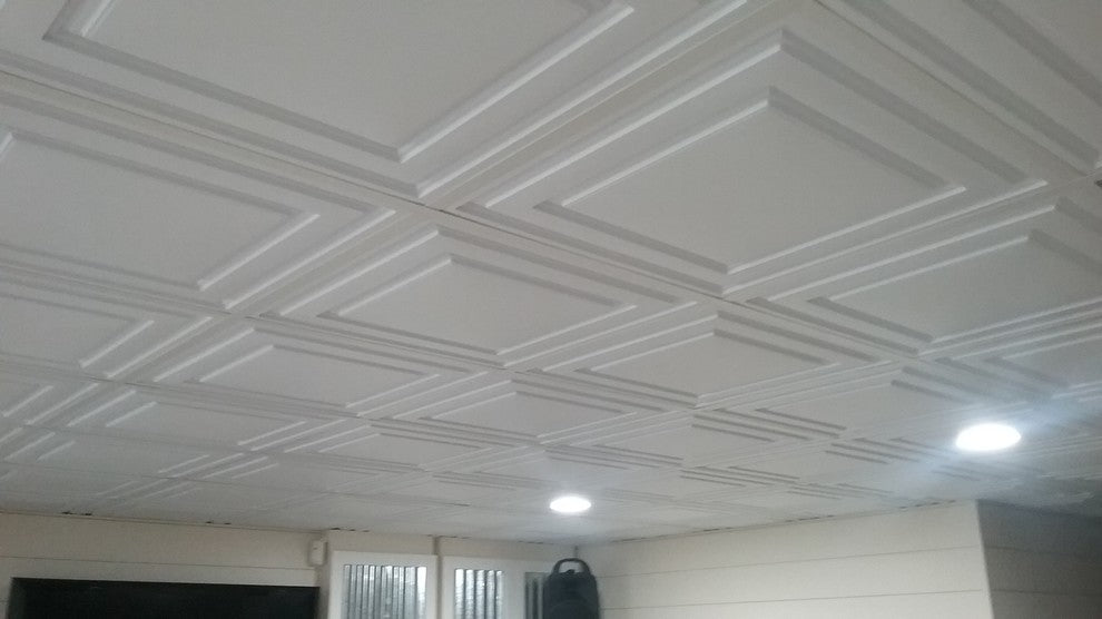 24"x48" Ceilume Stratford Ceiling Tiles, White