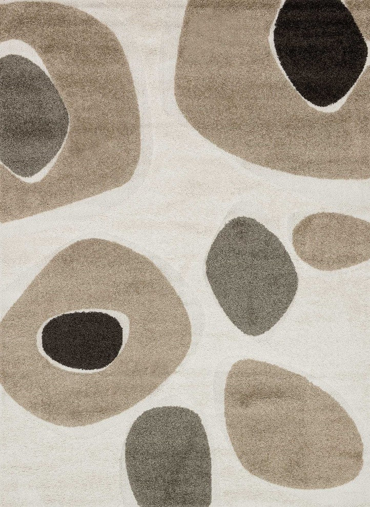 Loloi Enchant Collection, Ivory and Multi, 2'3"x3'9"
