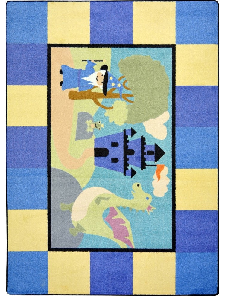 Kid Essentials Rug, Lil' Wizard, 5'4"x7'8"