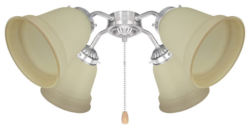 23103-4 Replacement Bell Shaped Antique Glass Shade, 4 Pack