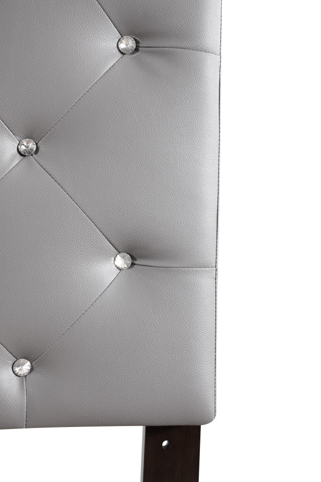 Novo 2 Headboard, Light Gray, Queen