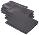 LA Linen Polyester Poplin Napkin, 10 Pack, Charcoal