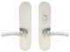 Phoenix Lever, Tubular Passage With Privacy Bolt, LH, Satin Stainless Steel