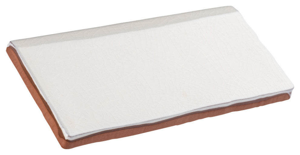 Antic Craquelle Bullnose White Ceramic Wall Trim