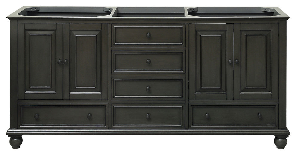 Avanity Thompson 72" Vanity Only, Charcoal Glaze Finish