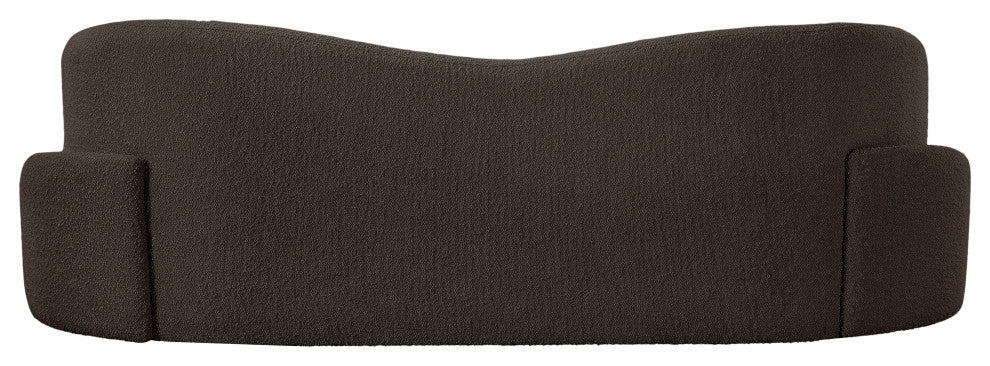 Principessa Boucle Fabric Chair, Brown, Sofa