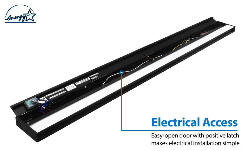 NUC-5 Series Selectable LED Under Cabinet Light, Black, 40