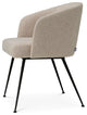 Fabric Upholstered Dining Armchair, Eichholtz Aiden, White