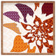 Deny Designs Karen Harris Constance In Orange Blossom Square Tray