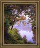 Henri Biva From the Water's Edge Framed Premium Canvas Print, 20"x25"