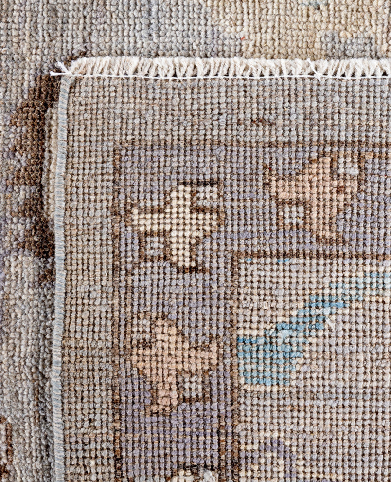 Oushak One-of-a-Kind Hand-Knotted Area Rug Gray, 9'0" x 11'7"
