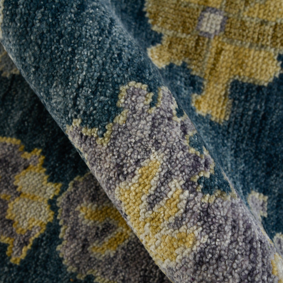 Jaigarh Carmina Area Rug, Blue, 8' x 10', Oriental