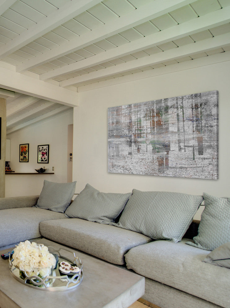 "Blizzard" Painting Print on Wrapped Canvas, 60"x40"