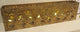 Long Gold Pierced Fretwork Candle Holder, Votive Glass Metal Moroccan