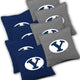 BYU Swoosh Cornhole Set