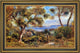 Pierre Auguste Renoir The Sea at Cagnes Framed Premium Canvas Print, 16"x24"