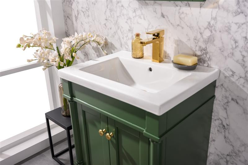 24" Vogue Green Sink Vanity