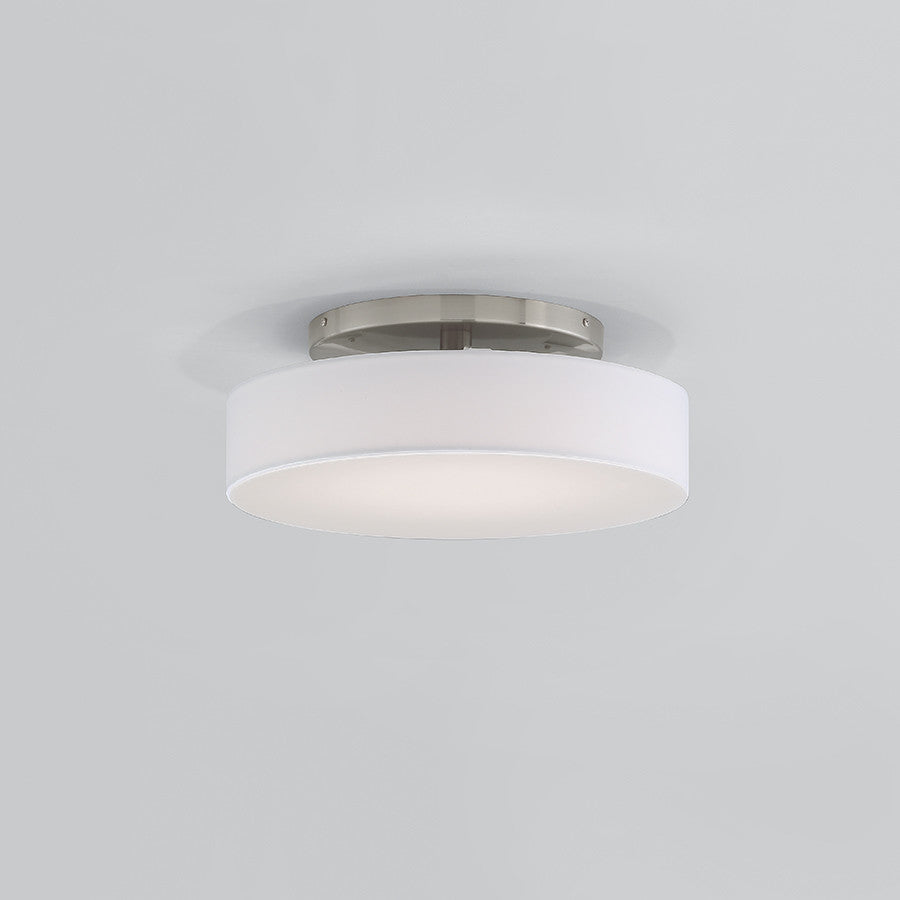 WAC Lighting Manhattan 14" LED Convertible Semi-Flush Mount in Brushed Nickel