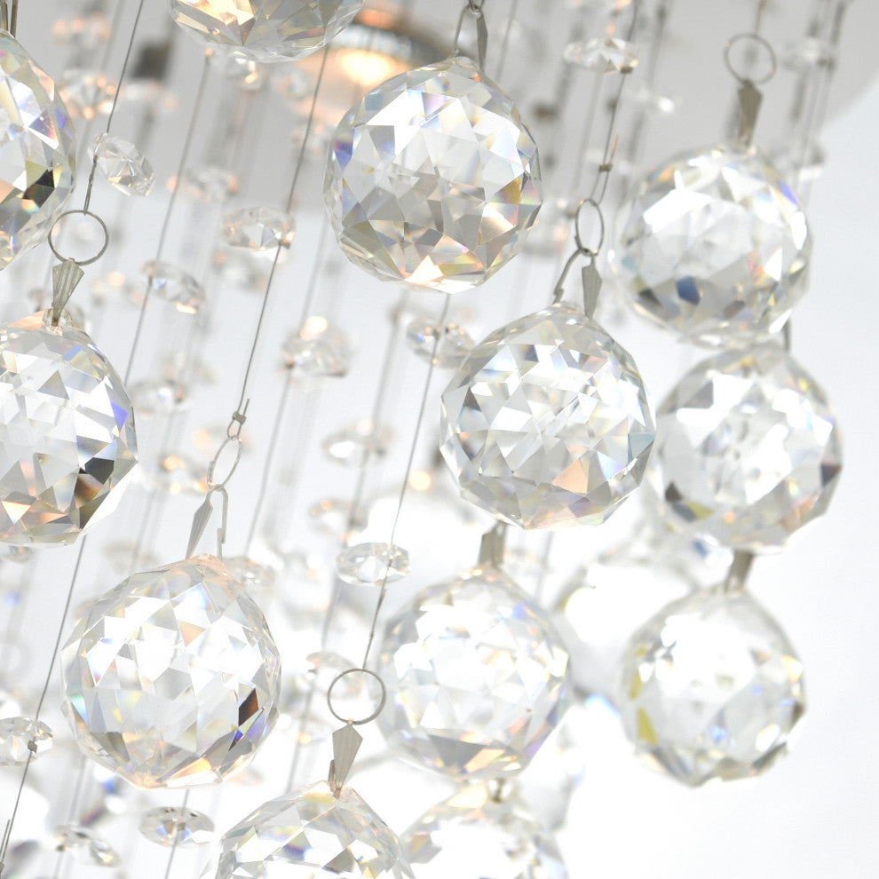 Rain Drop Flush Mount, 16 Inches