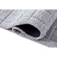 Manhattan Squares Area Rug, Gray, 6'x9'