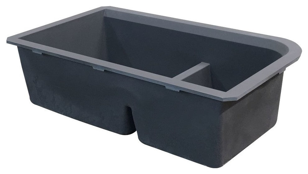 Transolid Radius Granite 31-in Undermount Kitchen Sink