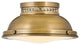 Emery 2-Light Foyer, Heritage Brass