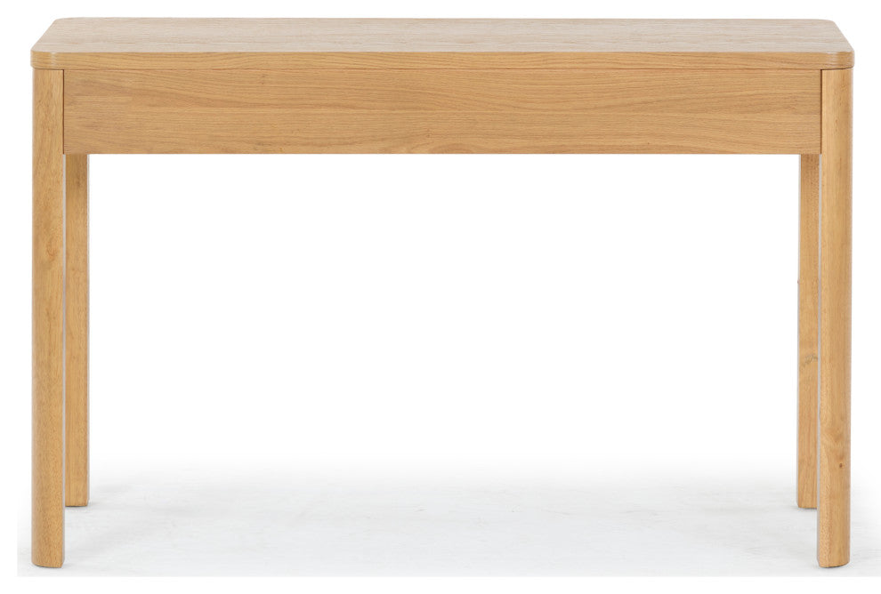 Safavieh Couture Gabrietta 2 Drawer Wood Desk, Natural/Black