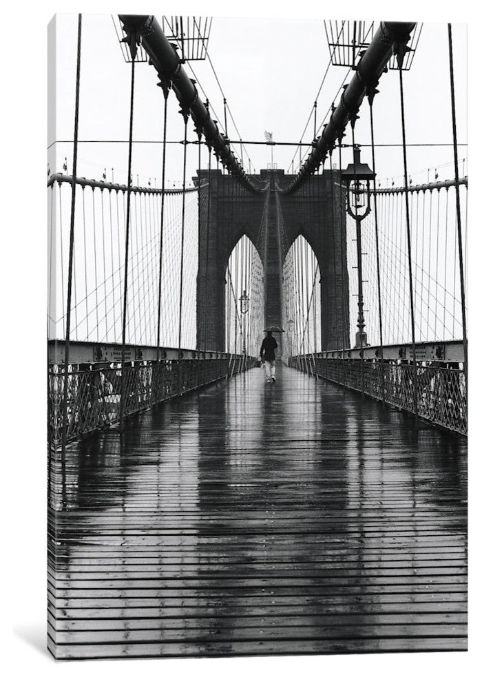 "Brooklyn Bridge, New York City" Wrapped Canvas Print, 18x12x1.5