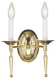 Williamsburgh Wall Sconce, Polished Brass