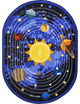 Kid Essentials Rug, Cosmic Wonders, 5'4"x7'8" Oval