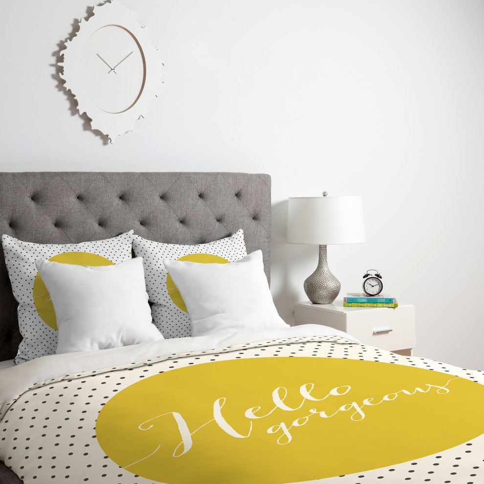 Deny Designs Allyson Johnson Hello Gorgeous Duvet Cover - Lightweight