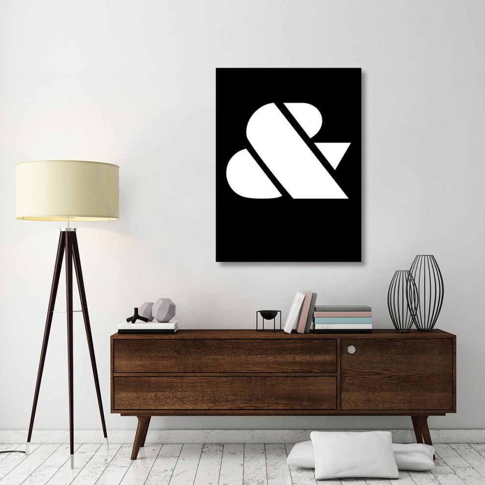 "Ampersand Black and White" Fine Art Print