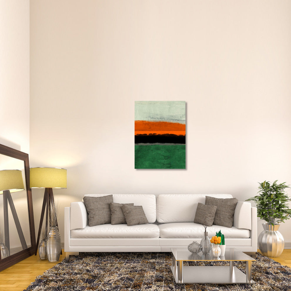 "Abstract Stripe Theme Orange" Fine Art Print