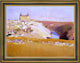 Joaquin Sorolla Y Bastida View of Toledo Framed Premium Canvas Print, 21"x28"