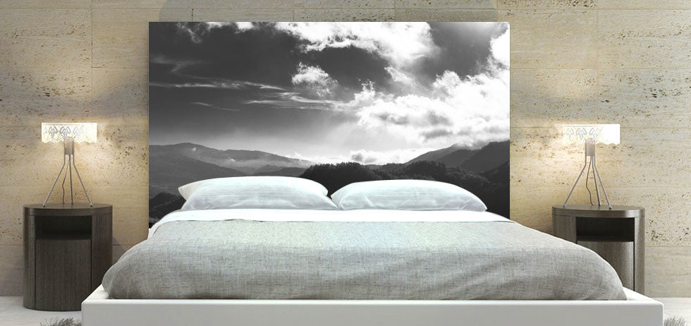"Landscape Bw" Headboard