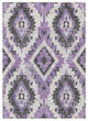 Machine Washable Indoor/Outdoor Chantille ACN1878 Purple 2'6" x 3'10" Rug