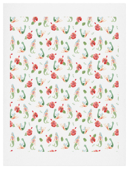 Deny Designs Wonder Forest Mystical Mermaids Art Print